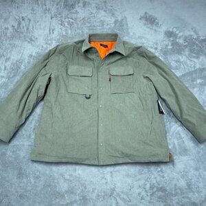 Bass Outdoor Corduroy Worker Shirt XXL Overland Trek Shacket 6667